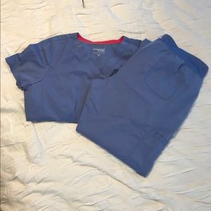 Beyond Scrubs Abby Pants and Ellie V-Neck Top Set